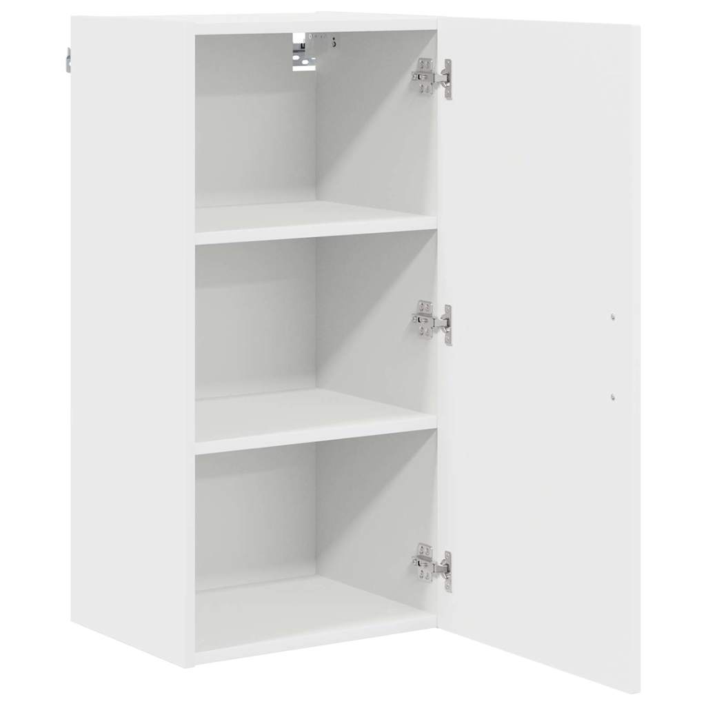 Küchenhängeschrank mit Regal Weiß 40 x 31 x 80 cm Holzwerkstoff